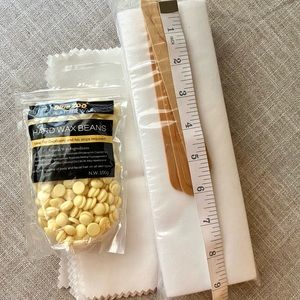 Hard Wax Melting Beans for Hair Removal • Multi-Size Strips & Applicators • NEW